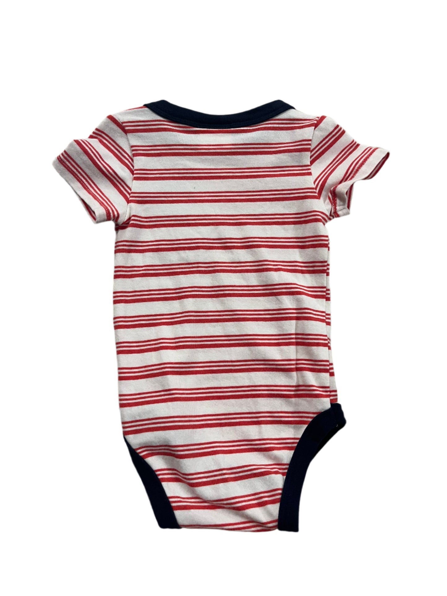 Red Striped Onesie - Size 000