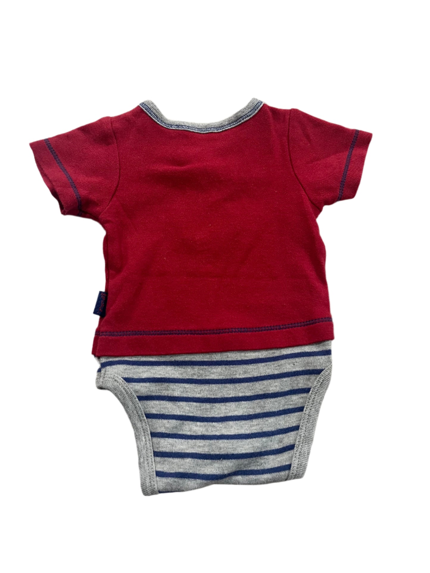 Sail Boat Onesie - Size 000