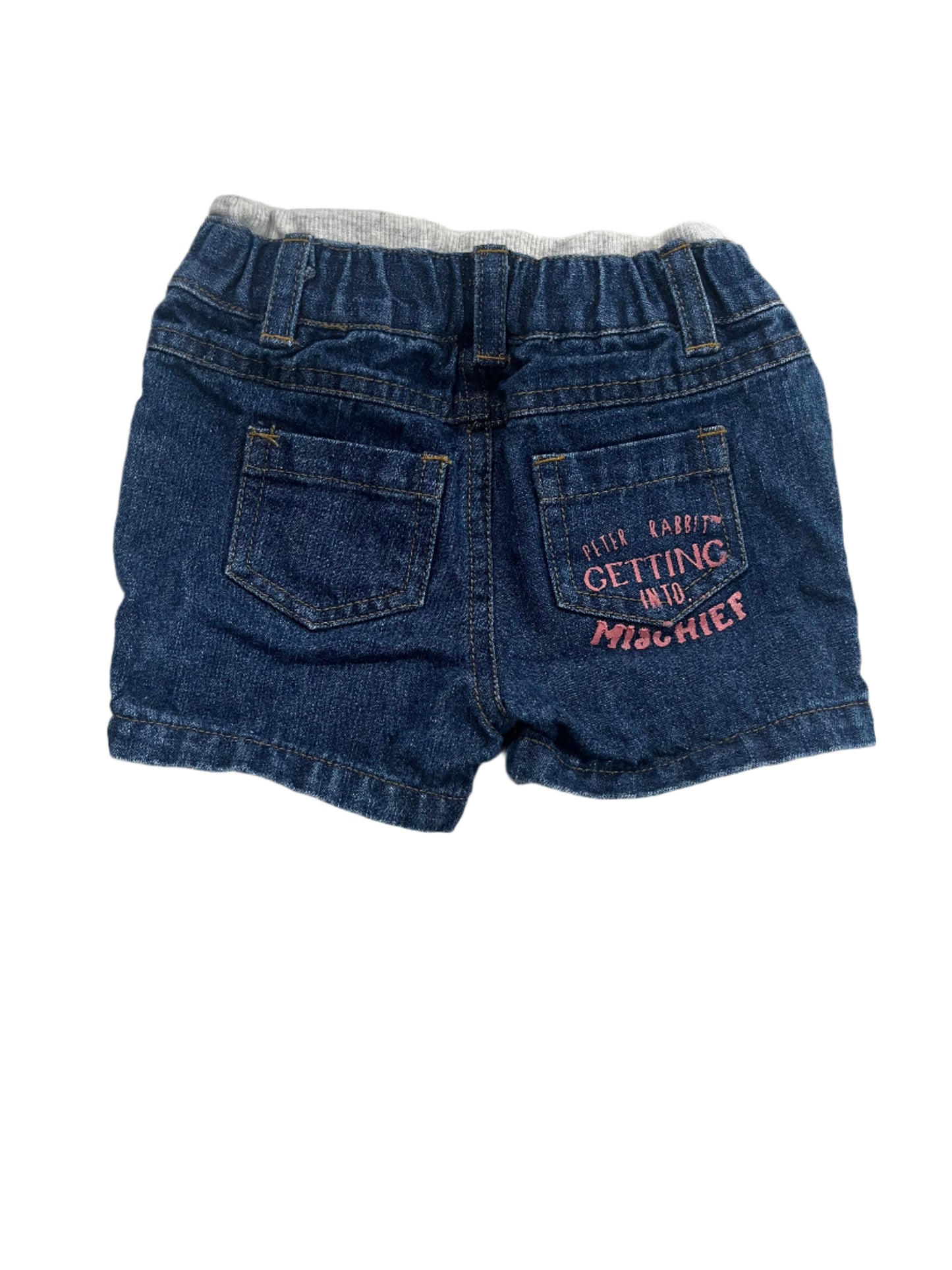 Peter Rabbit Denim Shorts - Size 000