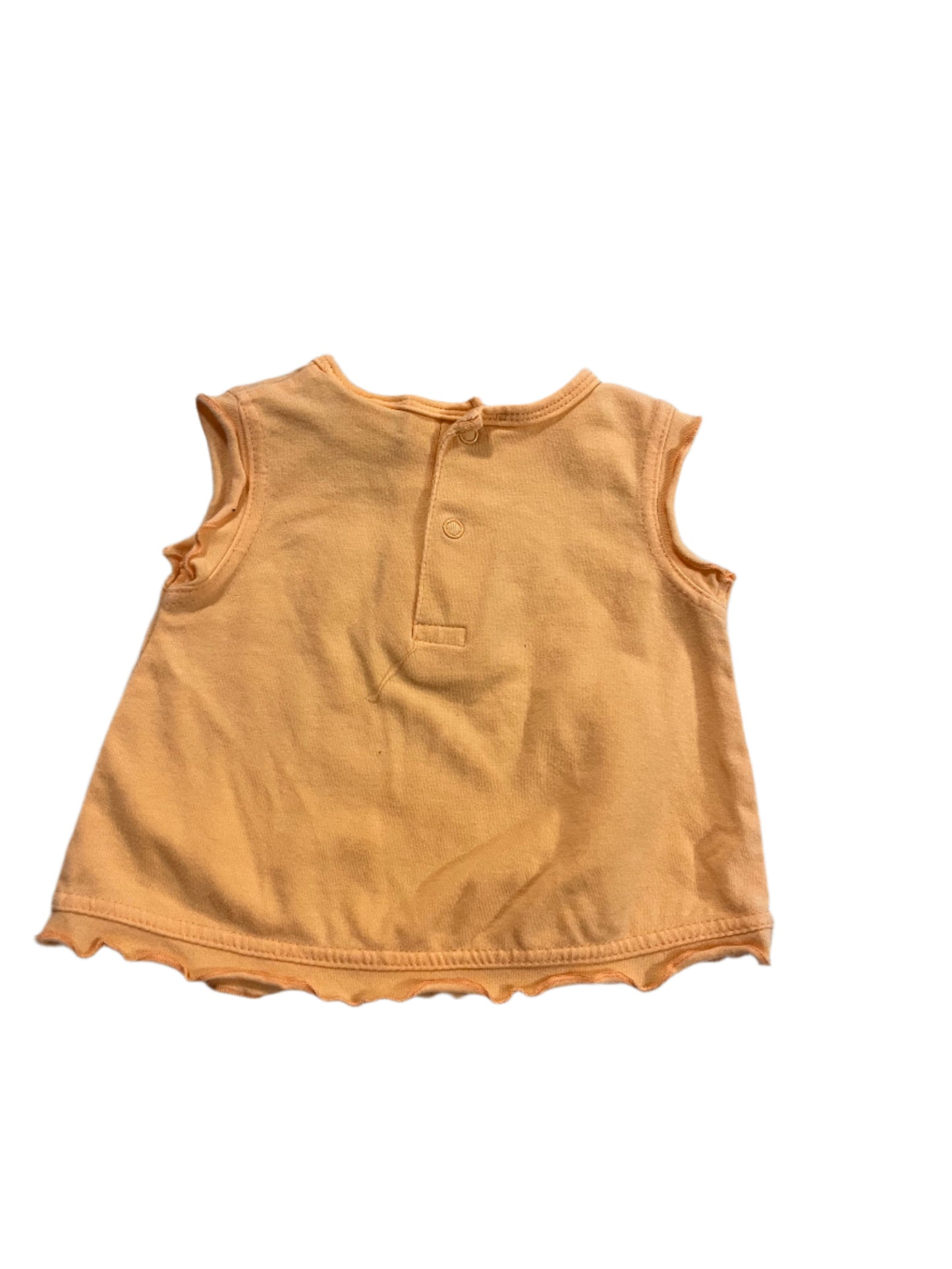 Orange Butterfly Shirt - Size 000