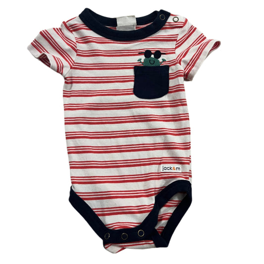 Red Striped Onesie - Size 000