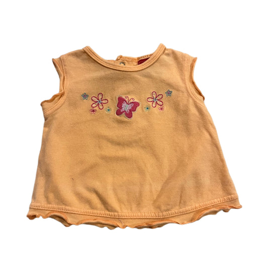 Orange Butterfly Shirt - Size 000