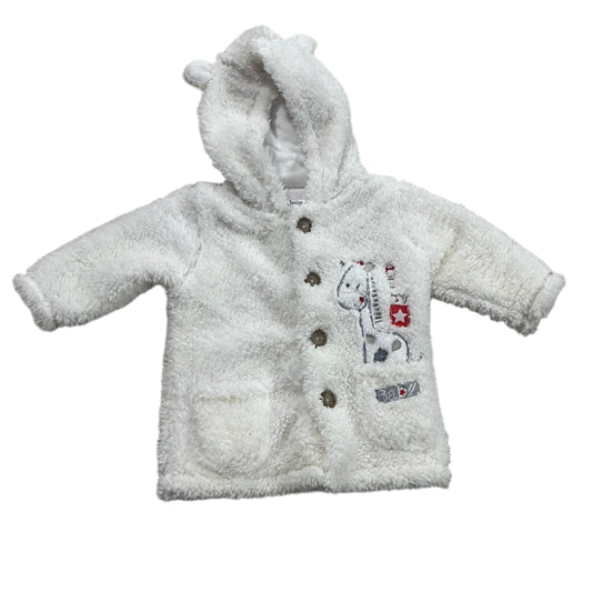 White Fluffy Jumper - Size 000