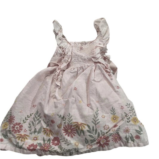 Floral Dress and Nappy Cover - Size 000