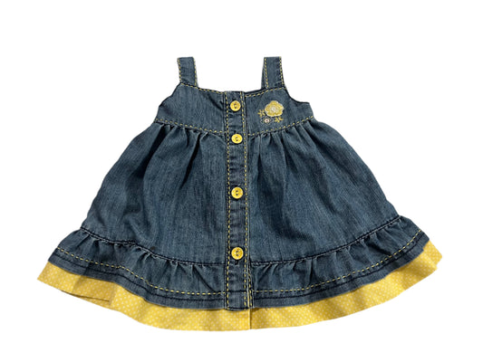 Denim Yellow Dress - Size 000
