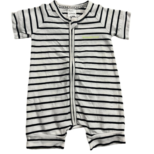 Striped Bonds Romper - Size 000