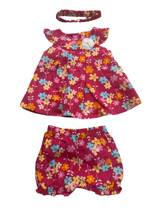 Red Floral Set - Size 000